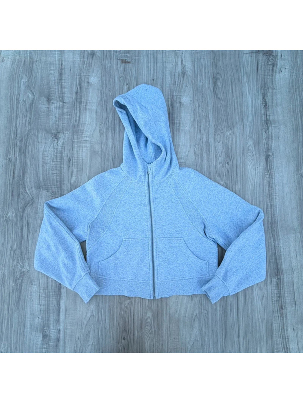 Lululemon Cropped Scuba Oversized Full-Zip Hoodie